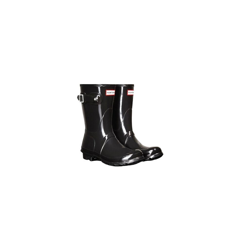 Hunter Women's Original Short Navy Gloss Waterproof Rain Boots Women's Size 11